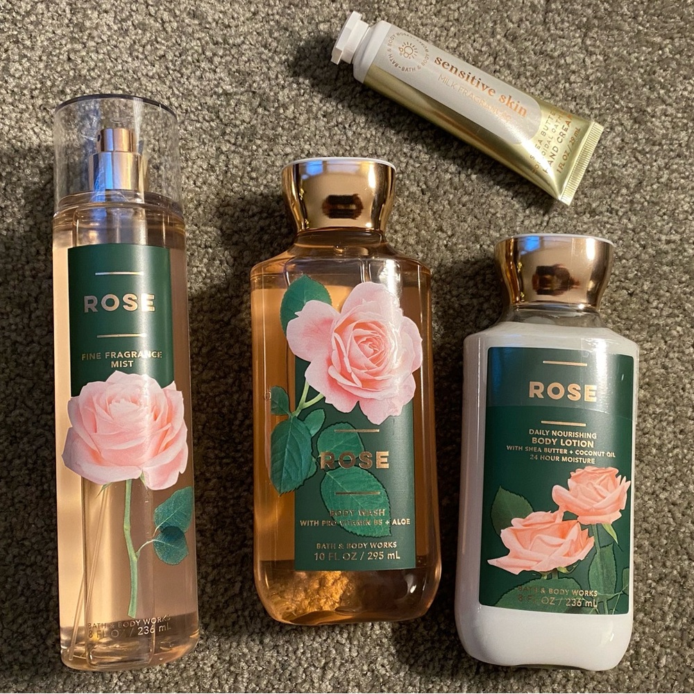 Bath & Body Works Rose Gift Set
